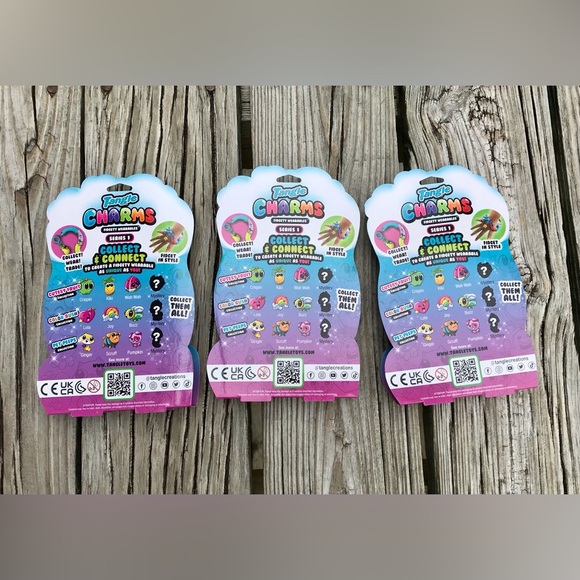 TANGLE Charms Cuties Fruit Color Rush Pet Peeps Fidget Wearable Kid Toy Bracelet - Picture 6 of 9